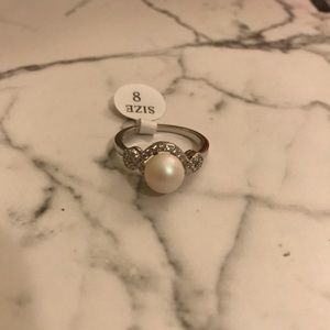 Faux Pearl Ring